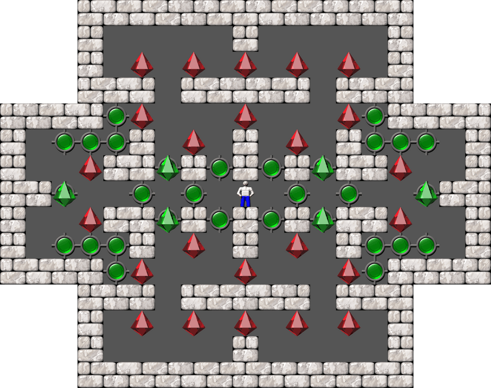 Sokoban Sasquatch 02 Arranged level 20